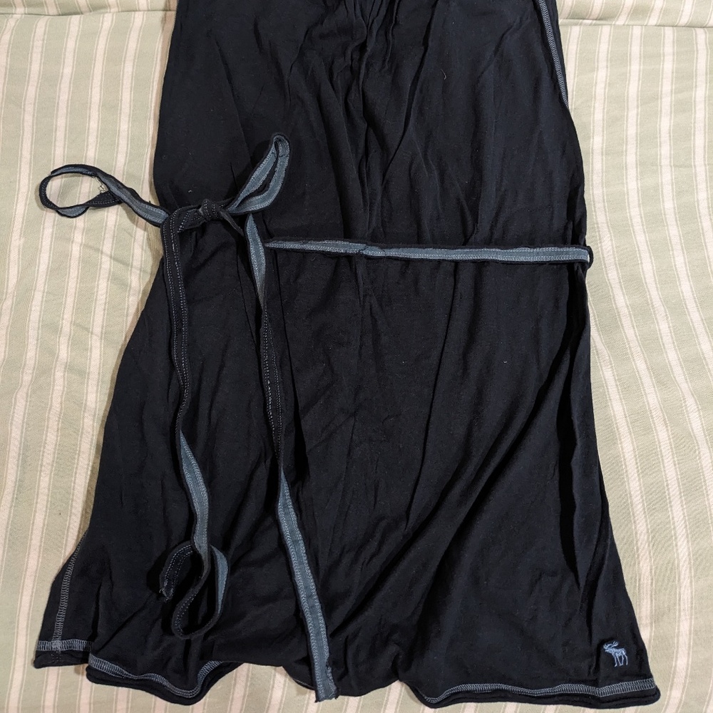 Y2K Abercrombie Navy Blue Tube Top women's size large